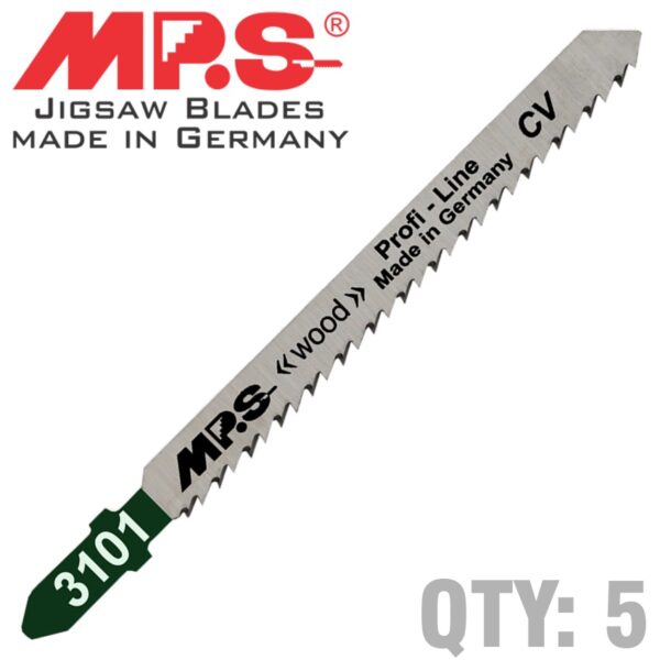 MPS3101-5.jpg JIGSAW BLADE WOOD T-SH.10TPI 5PK T101B