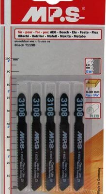 JIGSAW BLADE 75MM 12TPI T-SHANK T119B