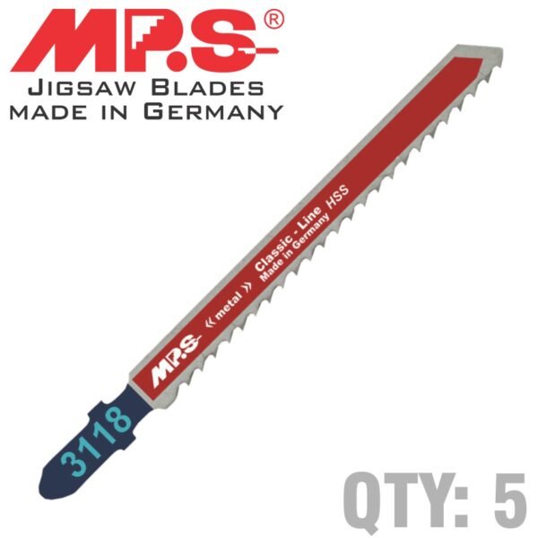 MPS3118-5.jpg JIGSAW BLADE ALUM./PLAS. 100MM 8TPI T-SH T127D