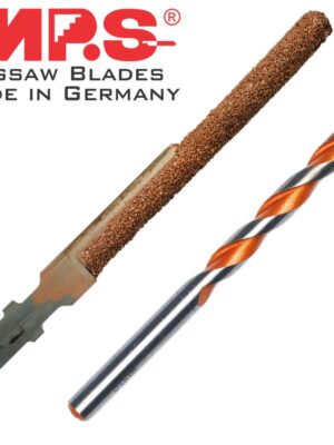 JIGSAW BLADE UNIV. SET CARBIDE RASP 6MM 100/75 + DRILL BIT 6X60X100MM