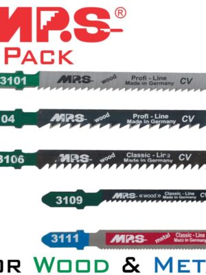 JIGSAW BLADE SET 5PIECE T-SHANK