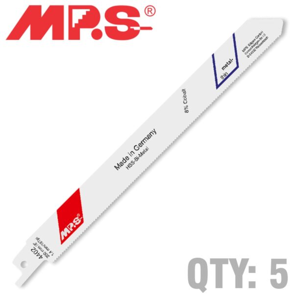 MPS4402.jpg SABRE SAW BLADE BI-METAL 200MM 18 TPI 5/PACK