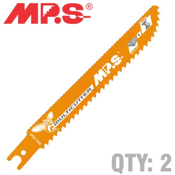 MPS4707-2.jpg SABRE SAW METAL&WOOD 150MM MULTICUTTER U-SHANK 6&10TPI 2/PK