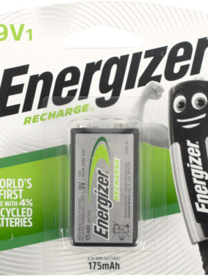 RECHARGE 9V BATTERY-1PACK (MOQ6) ENERGIZER
