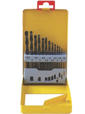 DRILL BIT SET 13PCE ROLL FORGED METAL CASE