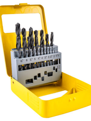 DRILL BIT SET 19PCE ROLL FORGED METAL CASE