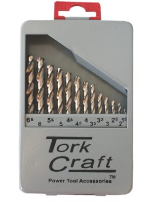 DRILL BIT SET 13PCE HSS GROUND BRIGHT FINISH