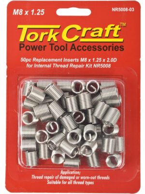 THREAD REPAIR KIT M8 X 1.25 X 2.0D REPL. INSERTS FOR NR5008