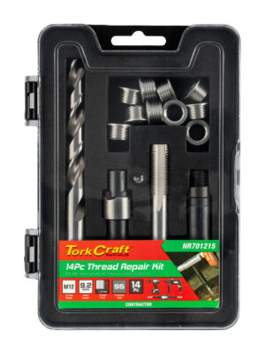 NR701215.jpg THREAD REPAIR KIT 14PC M12 X 1.5 X 9.2MM FLANGE INSERT