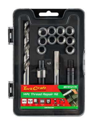 NR7012175.jpg THREAD REPAIR KIT 14PC M12 X 1.75 X 16.2MM FLANGE INSERT