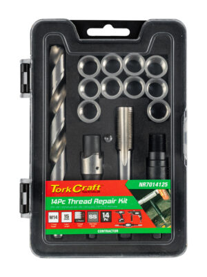 NR7014125.jpg THREAD REPAIR KIT 14PC M14 X 1.25 X 15MM FLANGE INSERT