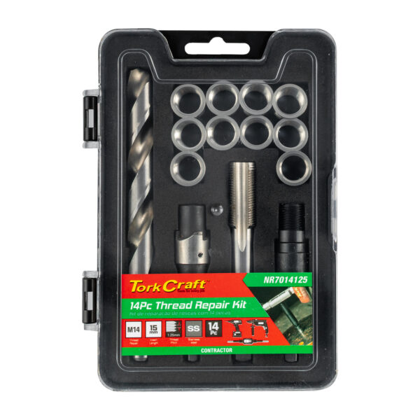NR7014125.jpg THREAD REPAIR KIT 14PC M14 X 1.25 X 15MM FLANGE INSERT