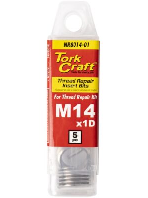 THREAD REPAIR KIT M14 X 1D REPLACEMENT INSERTS 5PCE