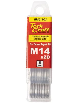 THREAD REPAIR KIT M14 X 2D REPLACEMENT INSERTS 5PCE