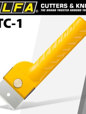 OLF20SCR20BTC1.jpg OLFA SCRAPER AND CUTTER 43MM JAPANESE LEATHER KNIFE REPLACABLE BLADE