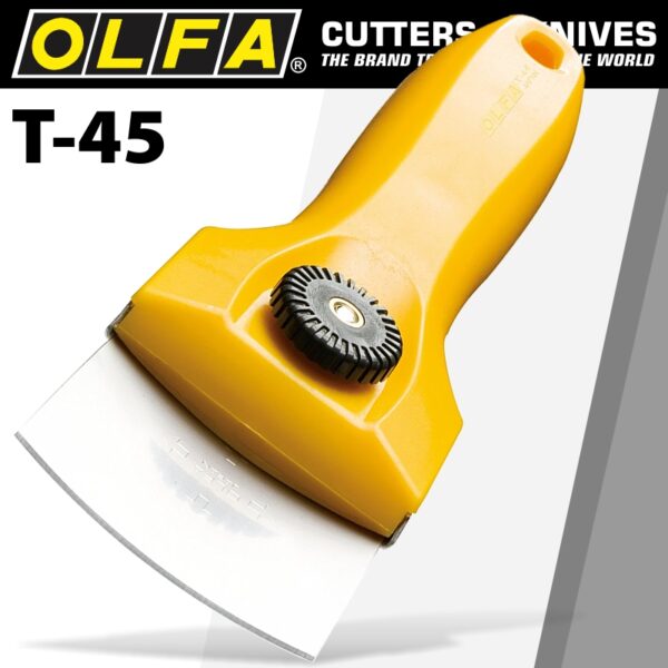 OLF20SCR20T45.jpg OLFA SCRAPER ARC BLADE 45MM MULTI EDGE REPLACABLE BLADE