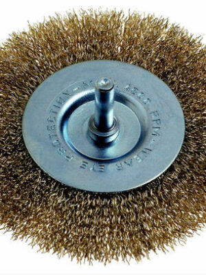 WIRE WHEEL BRUSH 75MM DBL.THIC