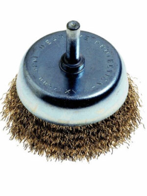 50 X 6MM BRASS WIRE CUP BRUSH