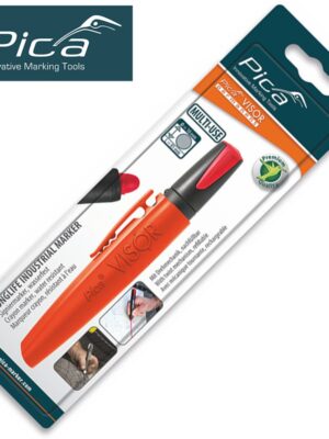 PICA VISOR PERMANENT MARKER 10MM TIP RED IN BLISTER
