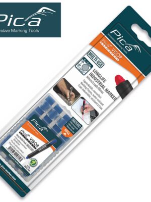 PICA VISOR PERMANENT MARKER REFILLS BLUE 4PC IN BLISTER