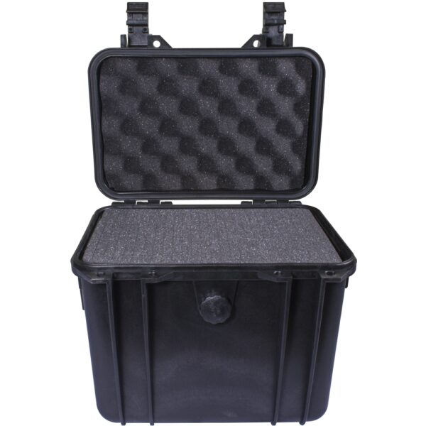 PLC1040.jpg HARD CASE 300X230X270MM OD WITH FOAM BLACK WATER & DUST PROOF (261722)