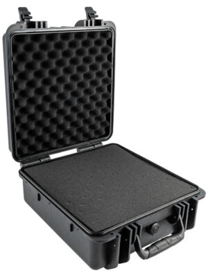 PLC1550.jpg HARD CASE 430X370X215MM OD WITH FOAM BLACK WATER & DUST PROOF (333517)