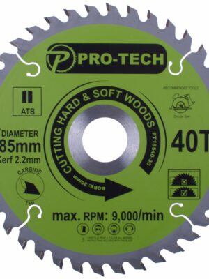 SAW BLADE TCT 185 X 2.2 X 30 X 40T WOOD PROF.