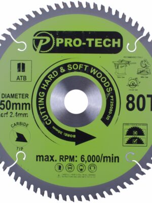 PT25080-30.jpg SAW BLADE TCT 250 X 2.4 X 30 X 80T WOOD PROF.