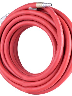 RUBBER HOSE KIT 8MMX10M RED W/ARO COUPLER