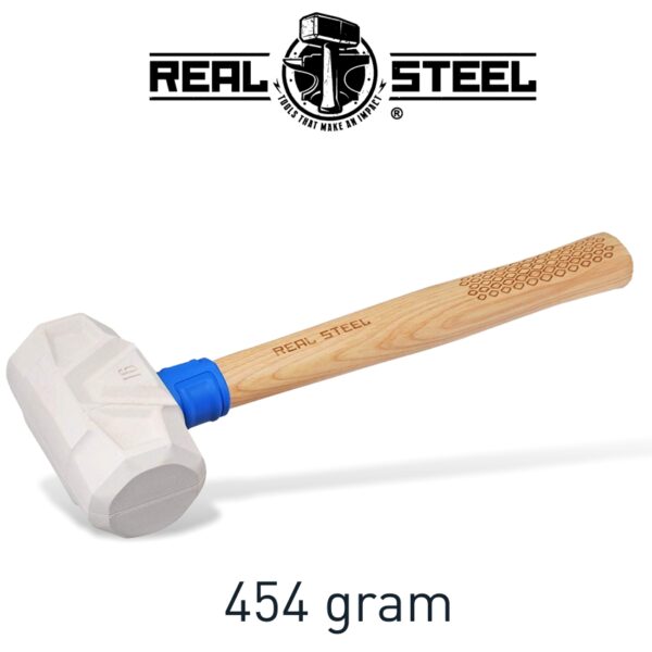 RSH0315.jpg HAMMER MALLET WHITE 450G 16OZ HICK. WOOD HANDLE