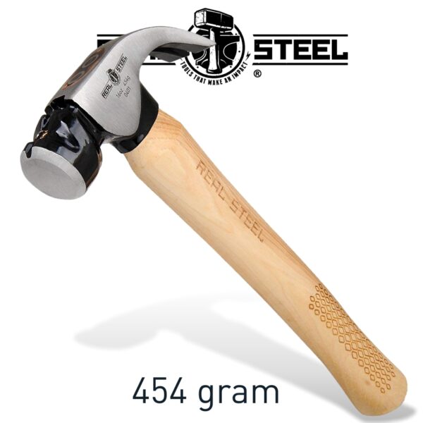 RSH0401.jpg HAMMER CLAW CURVED 450G 16OZ HICK. WOOD HANDLE