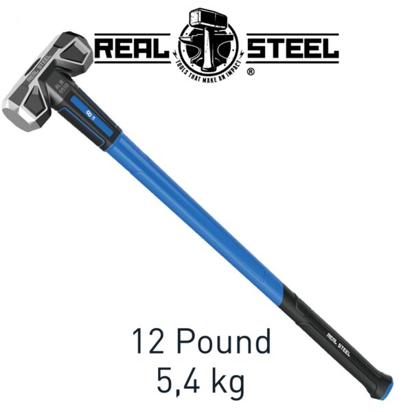 RSH0533.jpg HAMMER SLEDGE CROSS STRIKE 5.4KG 12LB GRAPH. HANDLE 900MM REAL STEEL