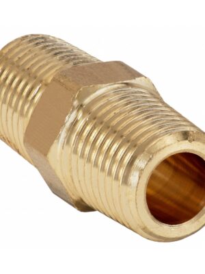 NIPPLE BRASS 3/8X3/8 M/M