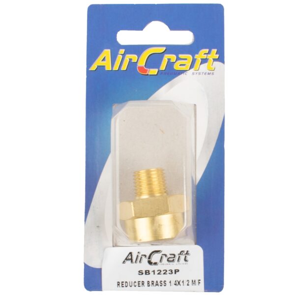 SB1223P.jpg REDUCER BRASS 1/4X1/2 M/F 1PC PACK