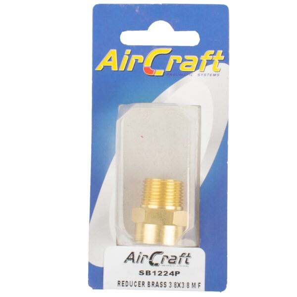 SB1224P.jpg REDUCER BRASS 3/8X3/8 M/F 1PC PACK