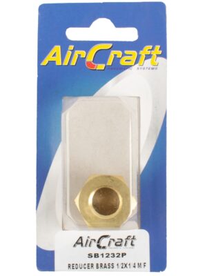 REDUCER BRASS 1/2X1/4 M/F CONICAL 1PC PACK