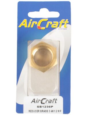 REDUCER BRASS 3/4X1/2 M/F CONICAL 1PC PACK