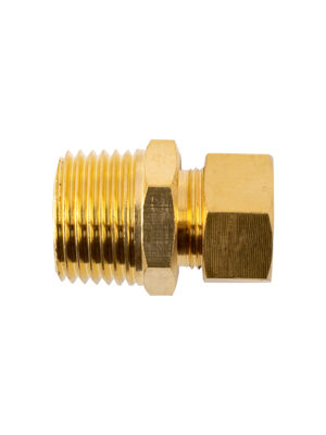 BRASS CONICAL STR. 1/2' TUBE X 1/2' M