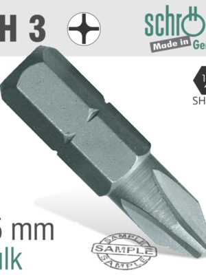 PHIL.NO.3X25MM CLASSIC BIT BULK