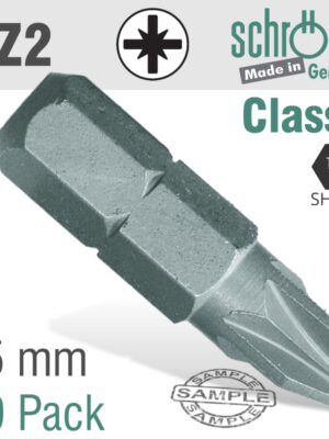 POZI.NO.2X25MM CLASSIC BIT 10C