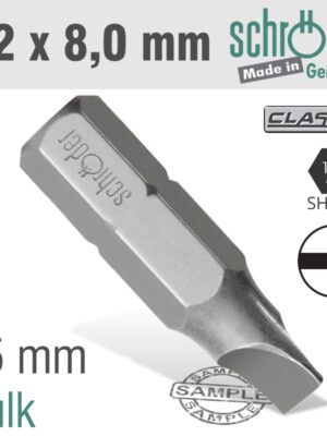 SLOTTED BIT 1.2X8.0 25MM BULK