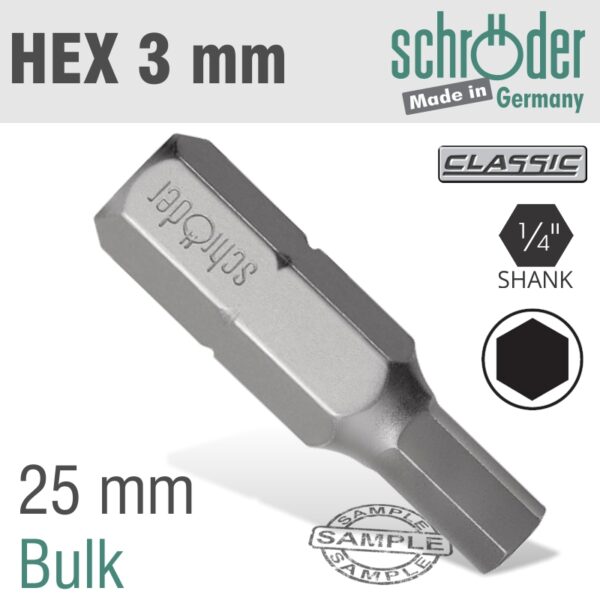 SC20639.jpg HEX/ALLEN INSERT BIT 3MM BULK