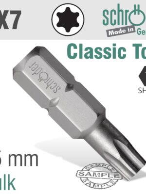 TORX TX 7 CLASSIC BIT 25MM