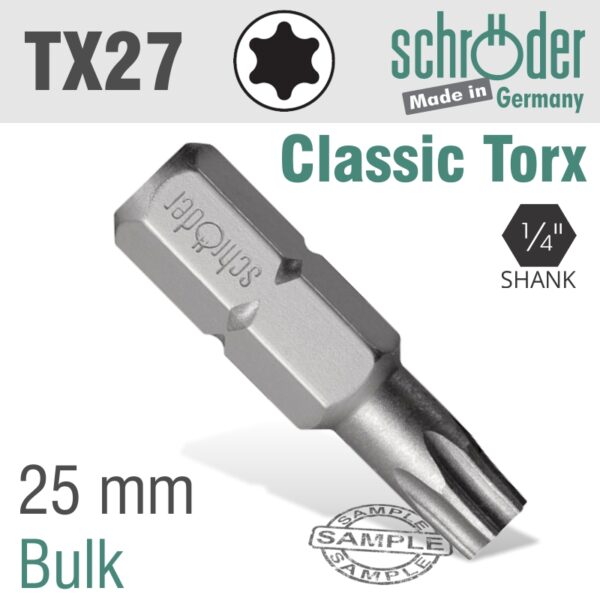 SC20889.jpg TORX TX 27 CLASSIC BIT 25MM