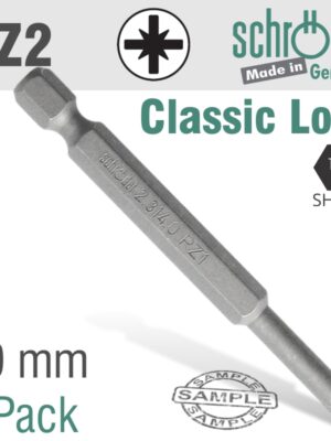 POZI NO.2 x 50MM CLASSIC POWER BIT 2CD