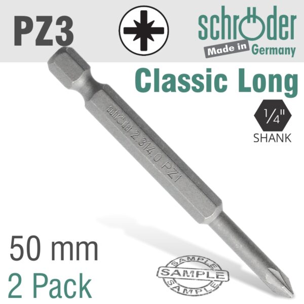 SC23132.jpg POZI NO.3 x 50MM CLASSIC POWER BIT 2CD