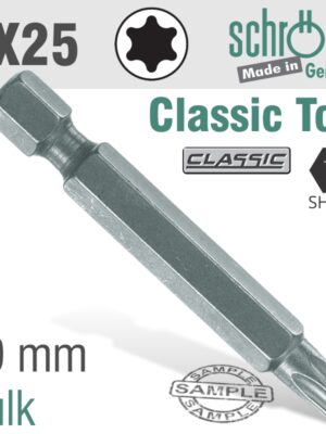 TORX TX25 CLASSIC POWER BIT 50MM BULK