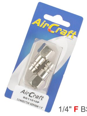 CONNECTOR GERMAN 1/4' FEMALE 2PC PACK