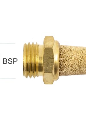 MUFFLER BRASS CONICAL 1/8' MALE
