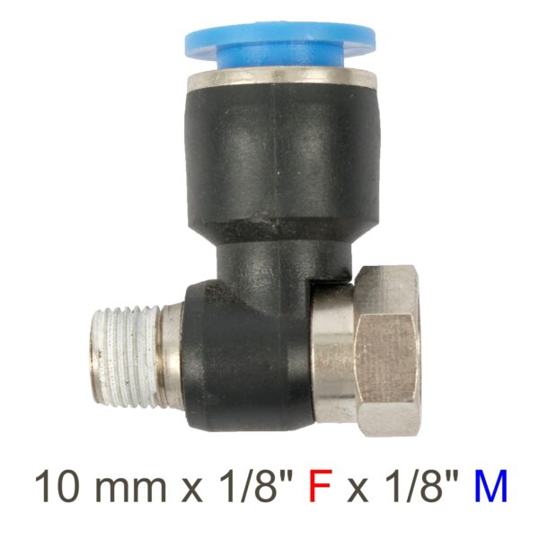 SG20APHF10-01.jpg PU HOSE FITTING TEE 10MM X 1/8'F X 1/8'M